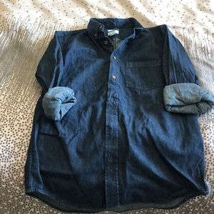 Denim shirt by Old Navy.